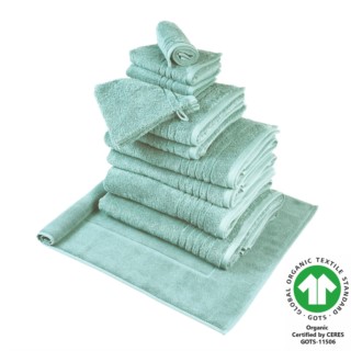 Organic feeling Badfrottier eisblau 332